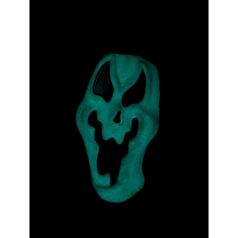 VTG Easter Unlimited MK Scream Ghost Face Mask Glow in the Dark Squiggly Smile